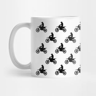 Dirt bike pattern Mug